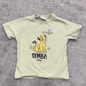 Disney Zara Simba Kids T-Shirt - Light Green 4T